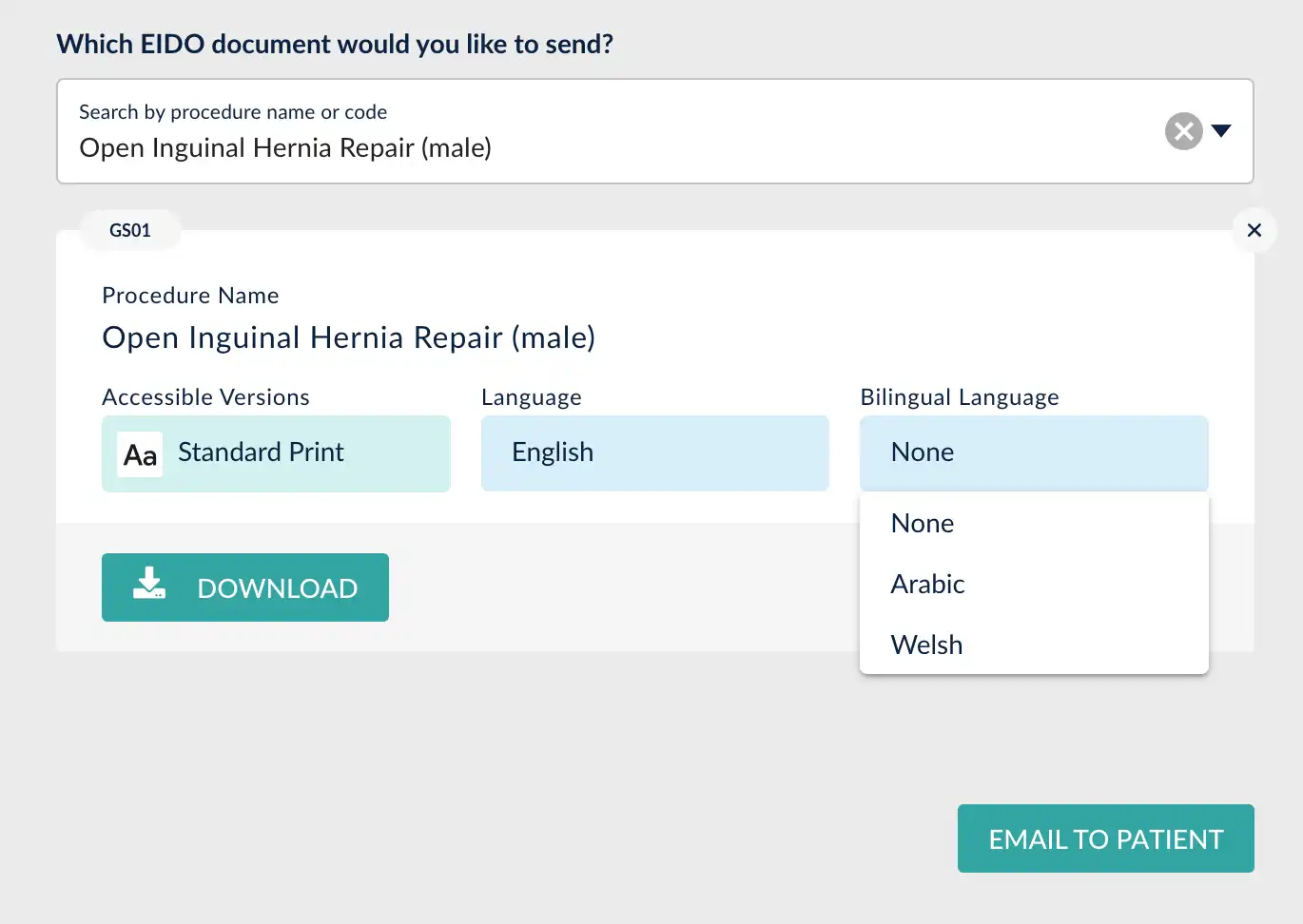 Bilingual Language Select