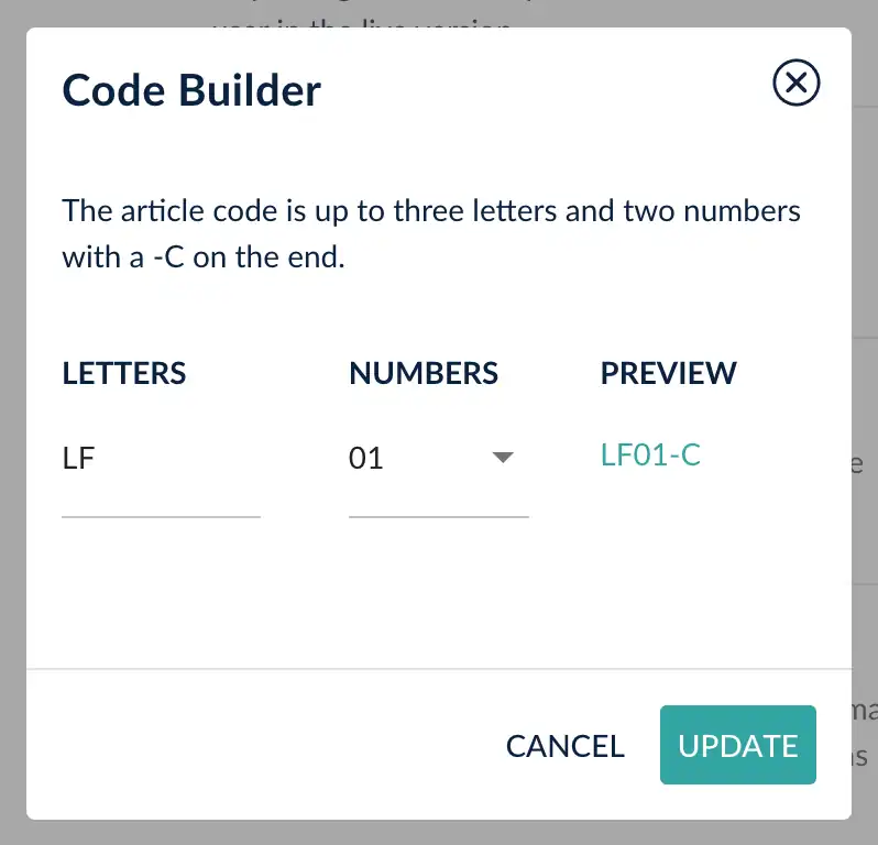 code builder