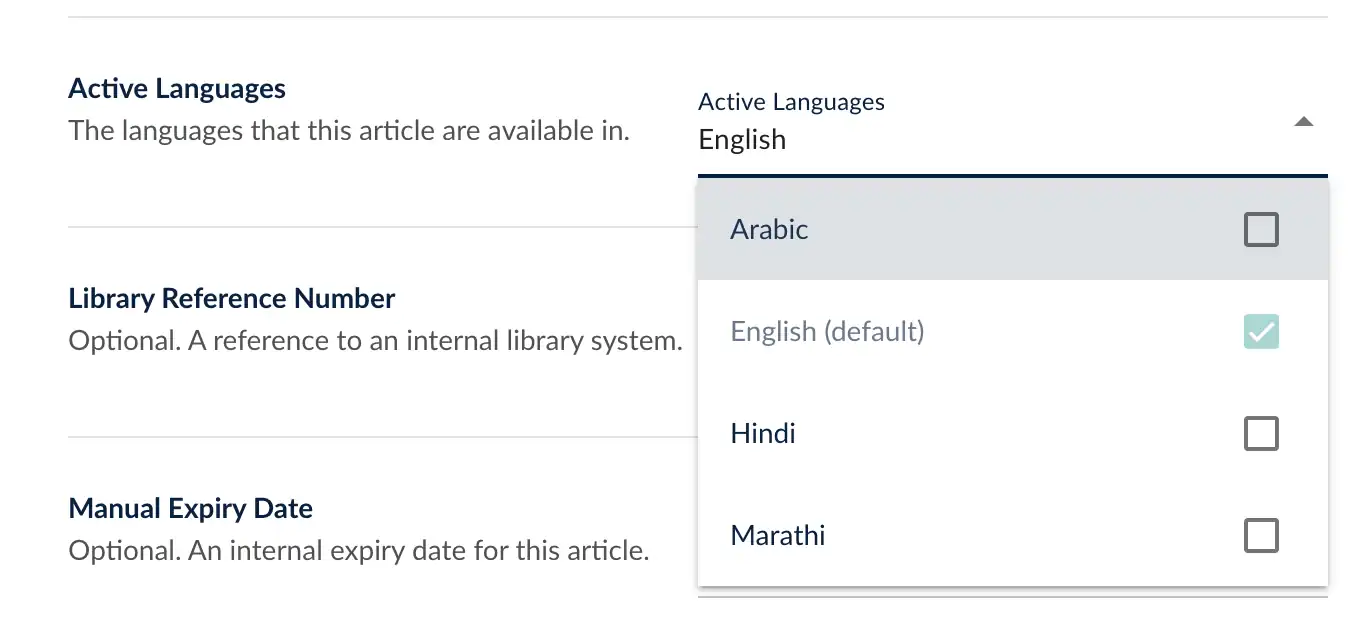 active languages